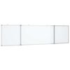 vidaXL Magnetisk tavle sammenleggbar 160x40x1,7 cm aluminium