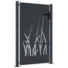 vidaXL Hageport antrasitt 100x150 cm st&aring;lgressdesign