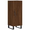 vidaXL Skjenk brun eik 34,5x34x90 cm konstruert tre