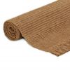 vidaXL Teppe med dusker 160x230 cm jute