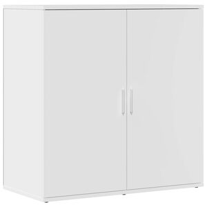vidaXL Skjenk hvit 79x38x80 cm konstruert tre