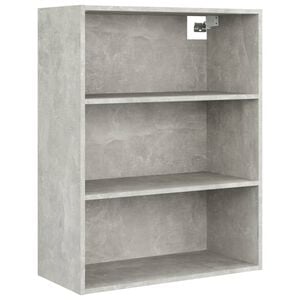 vidaXL Hengende veggskap betonggr&aring; 69,5x32,5x90 cm