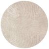 vidaXL Innend&oslash;rs og utend&oslash;rs teppe PALMERAS Beige &Oslash; 120 CM Polyester