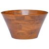 vidaXL Vask heltre teak Φ40x20 cm
