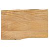 vidaXL Bordplate 60x40x3,8 cm naturlig kant heltre mango