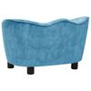 vidaXL Hundesofa turkis 66x43x40 cm plysj