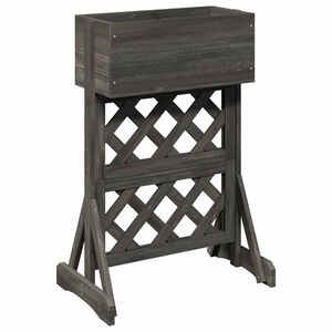 vidaXL Vertikal hageblomsttrellis Gr&aring; 48 x 30 x 70,5 cm