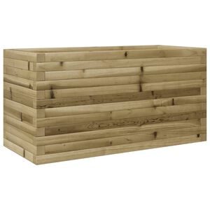 vidaXL Plantekasse 90x40x45,5 cm impregnert furu