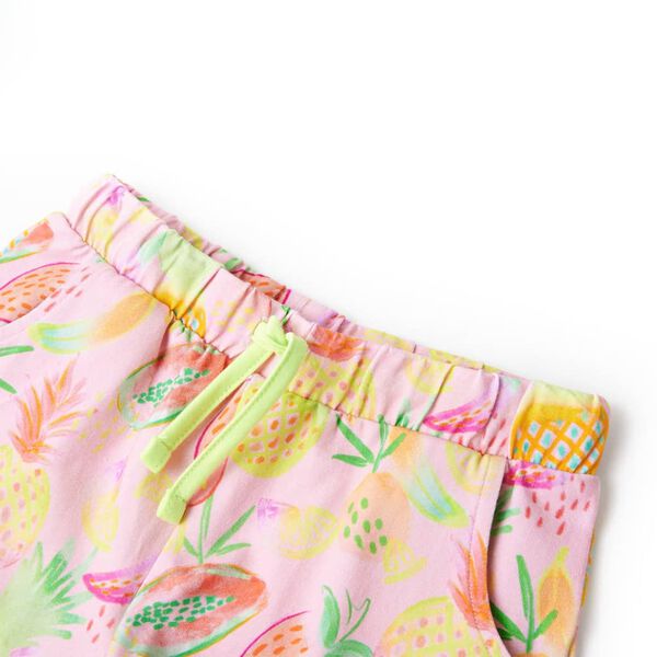 Barneshorts med snor myk rosa 140