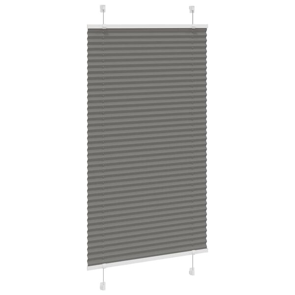 vidaXL pliss&eacute;gardin antrasitt 70x100 cm Stoff Bredde 69,4 cm Polyester