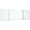 vidaXL Magnetisk tavle sammenleggbar 200x60x1,7 cm aluminium