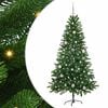 vidaXL Juletre med 150 LED med stativ gr&oslash;nn 150 cm PE