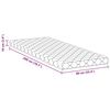 vidaXL Madrass Hvit 90 x 200 cm PU Skum