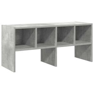 vidaXL Skostativ stablebar betonggr&aring; 89,5x30x40 cm