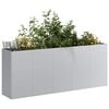 vidaXL Plantekasse 200x40x80 cm galvanisert st&aring;l