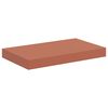 vidaXL Vegghylle Veggmontert 4 pcs R&oslash;d 40 x 23,5 x 4 cm Konstruert tre