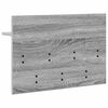 vidaXL Vegghengt kleshenger Grå Sonoma 60 x 40 x 12 cm Konstruert tre