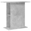 vidaXL Akvariumstativ betonggr&aring; 75x36x72,5 cm konstruert tre