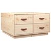 vidaXL Salongbord 80x80x45 cm heltre furu