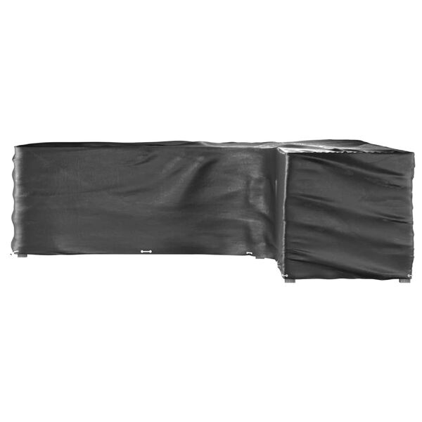 vidaXL L-formet hagem&oslash;beltrekk 2 stk 20 maljer 300x300x90 cm