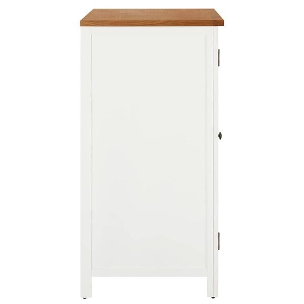 vidaXL Garderobe 76x52x105 cm heltre eik