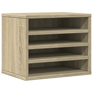 vidaXL Hylle til skrivebord sonoma eik 36x26x29,5 cm konstruert tre