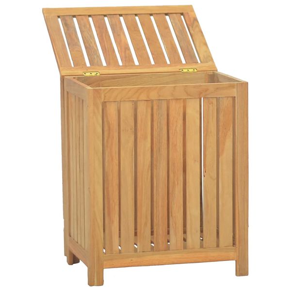 vidaXL Skittent&oslash;yskurv 50x35x60 cm heltre teak