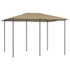 vidaXL Paviljong 3x4x2,6 m gr&aring;brun 160 g/m&sup2;