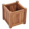 vidaXL Høybed 30x30x30 cm heltre teak
