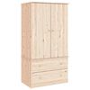 vidaXL Garderobe ALTA 90x55x170 cm heltre furu