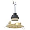 vidaXL Spotlight 24 pcs Gull 9 x 9 x 2.5 cm Metall