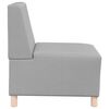 vidaXL Modul Sofa Enhet Armfri 2 pcs Sky Grey 55 x 74 x 82 cm stoff
