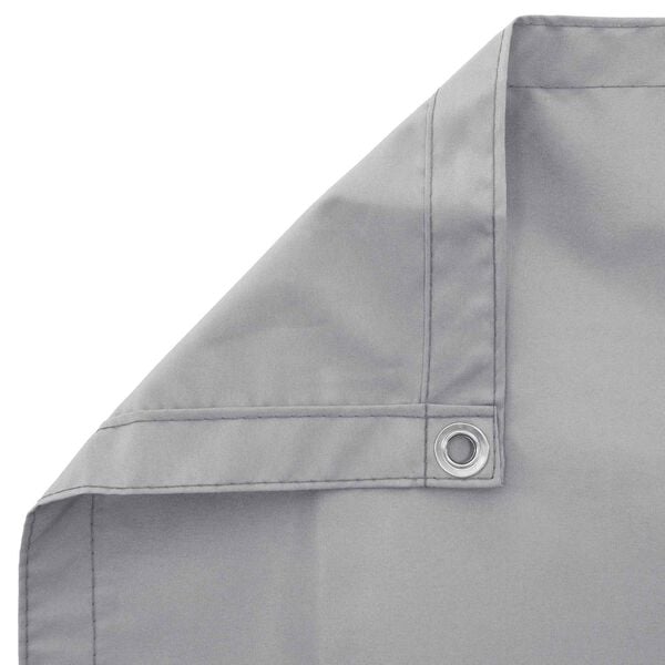 vidaXL Balkong Skjerm Lysegr&aring; 75 x 200 cm PU-belagt oxford alu