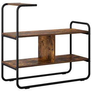 vidaXL Konsollbord R&oslash;kt Eik 80 x 35 x 75 cm Konstruert tre