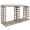 vidaXL Vedskjul 300x90x176 cm impregnert furu
