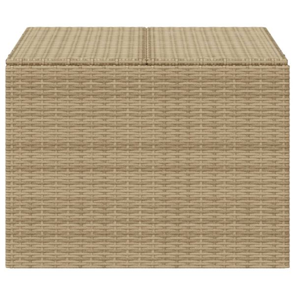 vidaXL Putekasse blandet beige 291L cm polyrotting