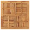 vidaXL Bordplate heltre teak kvadratisk 80x80x2,5 cm