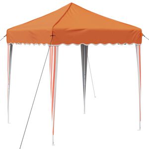 vidaXL Pop-up Festtelt 195 x 195 x 245 cm Oransje Oxford Stoff