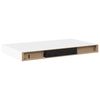 vidaXL Flytende vegghyller 2 stk hvit 40x23,5x3,8 cm MDF