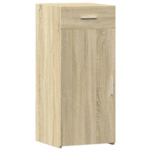 vidaXL Skjenk sonoma eik 40x42,5x93 cm konstruert tre