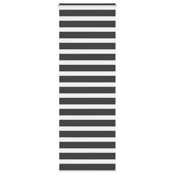 vidaXL Sebragardin svart 80x200 cm stoff bredde 75,9 cm polyester