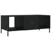 vidaXL Salongbord svart 102x50x40 cm konstruert tre