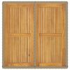 vidaXL Hagebord beige 109x107x74 cm polyrotting og heltre akasie