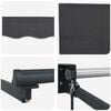 vidaXL Manuell utskiftbar markise Antrasitt 2,5 x 2 m