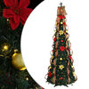 vidaXL Kunstig juletre med 150 LED med stativ gr&oslash;nn 185 cm PVC