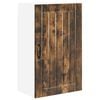 vidaXL Veggskap LUCCA R&oslash;kt Eik 50 x 31 x 80 cm Konstruert tre