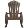 vidaXL Adirondack gyngestoler 2 stk heltre gran