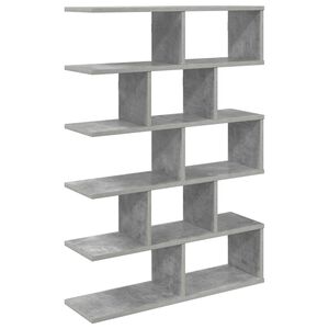 vidaXL Vegghylle Betonggr&aring; 70 x 20 x 100 cm Konstruert tre