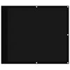vidaXL Balkongskjerm svart 90x800 cm 100% polyester oxford