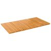vidaXL Badematte Brun 100 x 55 cm Solid akasietre